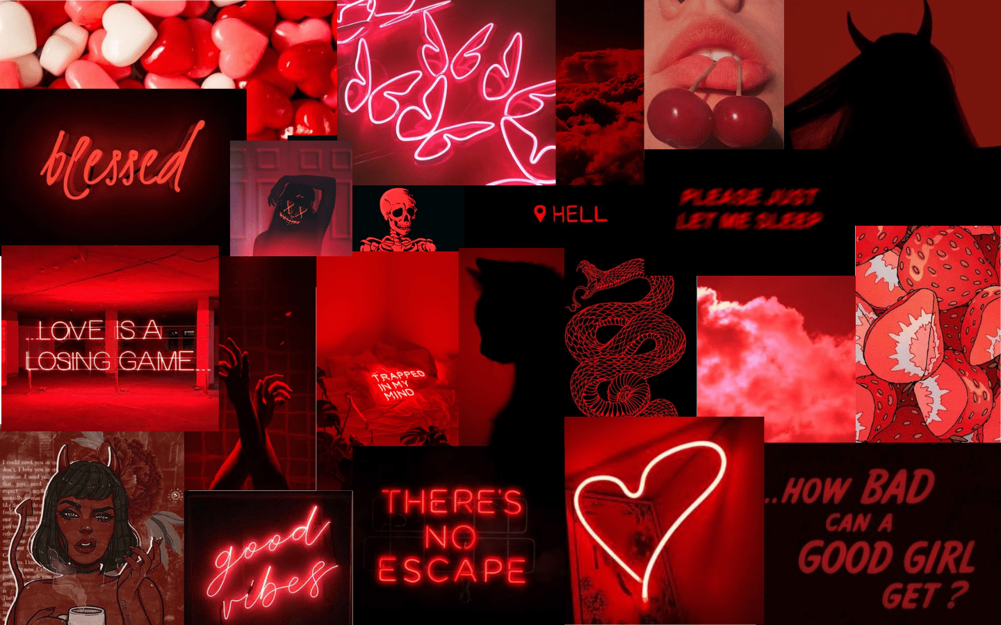 Red Aesthetic Wallpaper NawPic
