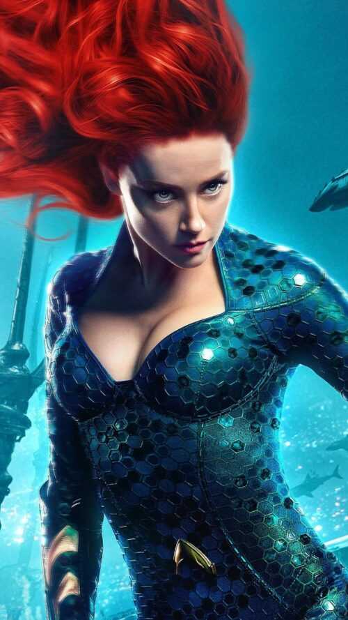 Amber Heard in aquaman Wallpaper