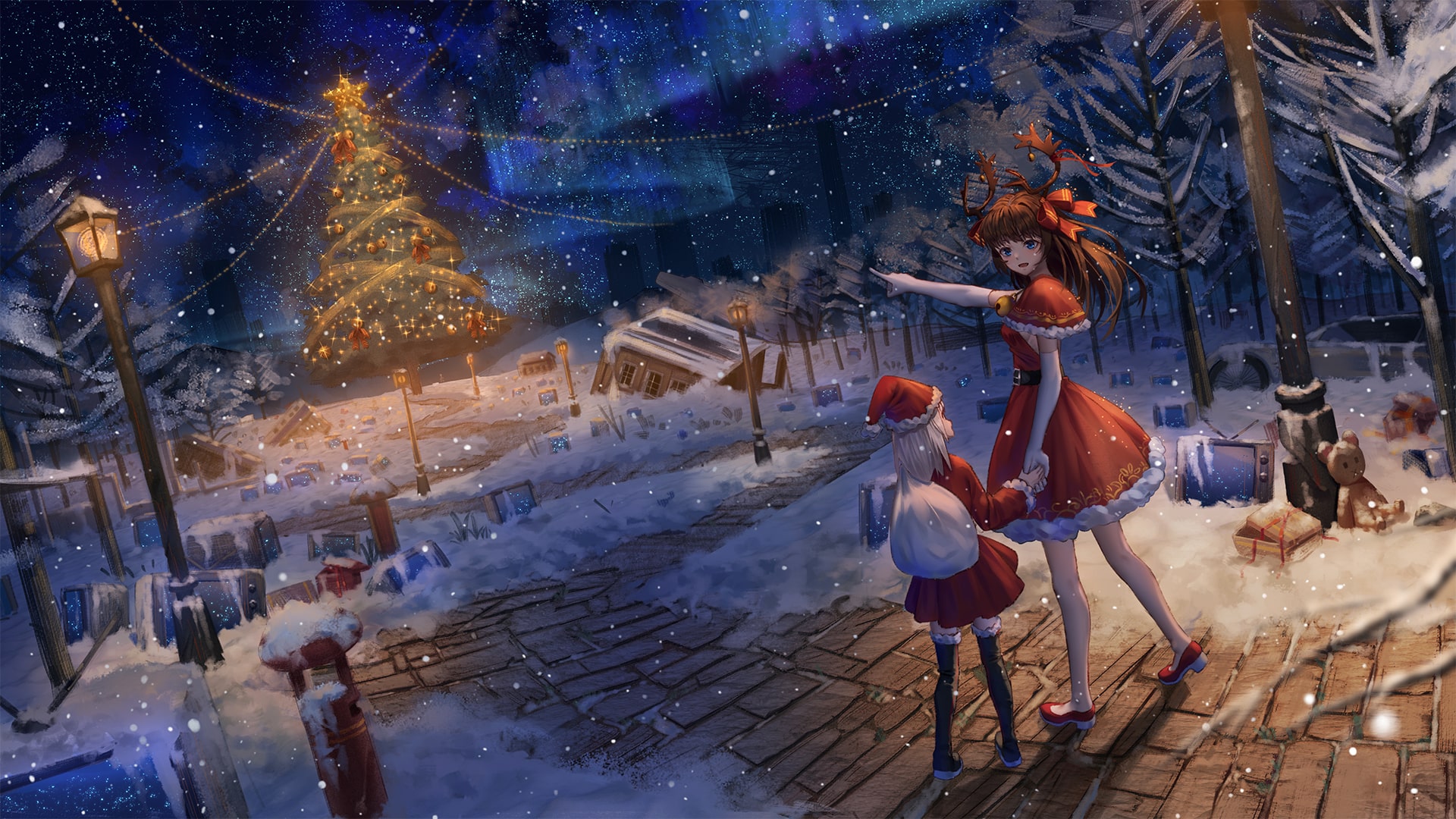 Mikoto Misaka Christmas A Certain Magical Index Anime, christmas, holidays,  hand png | PNGEgg