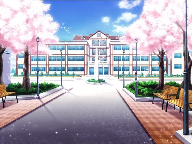 Anime School Background Wallpaper - NawPic