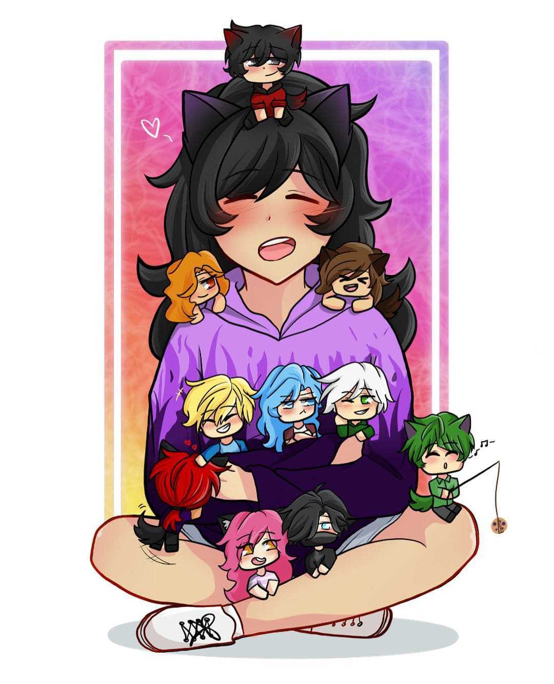 Aphmau wallpaper edit by me gift for others people you can have it  By Aphmau  Wallpapers  Facebook