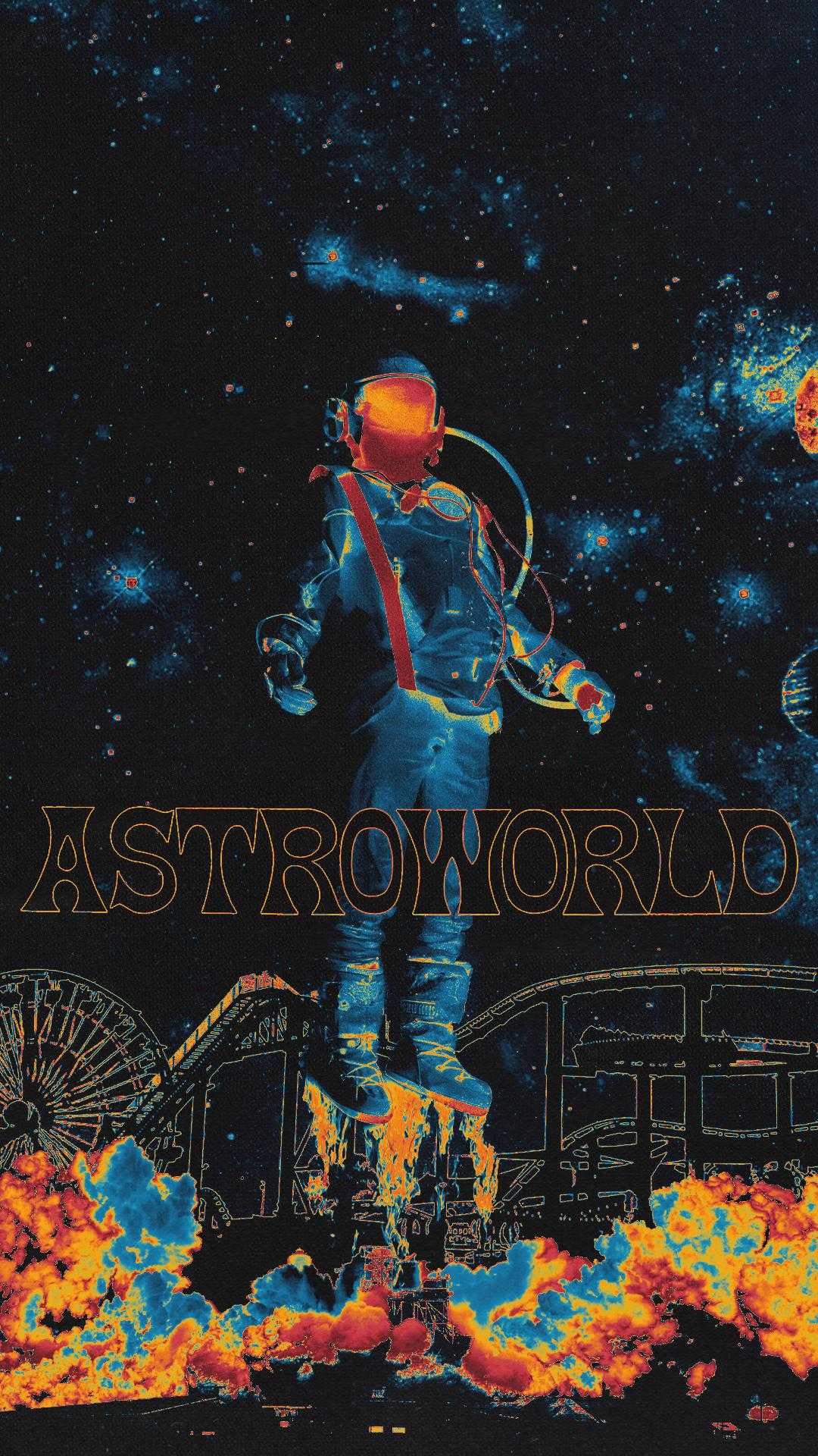 Astroworld обои на пк