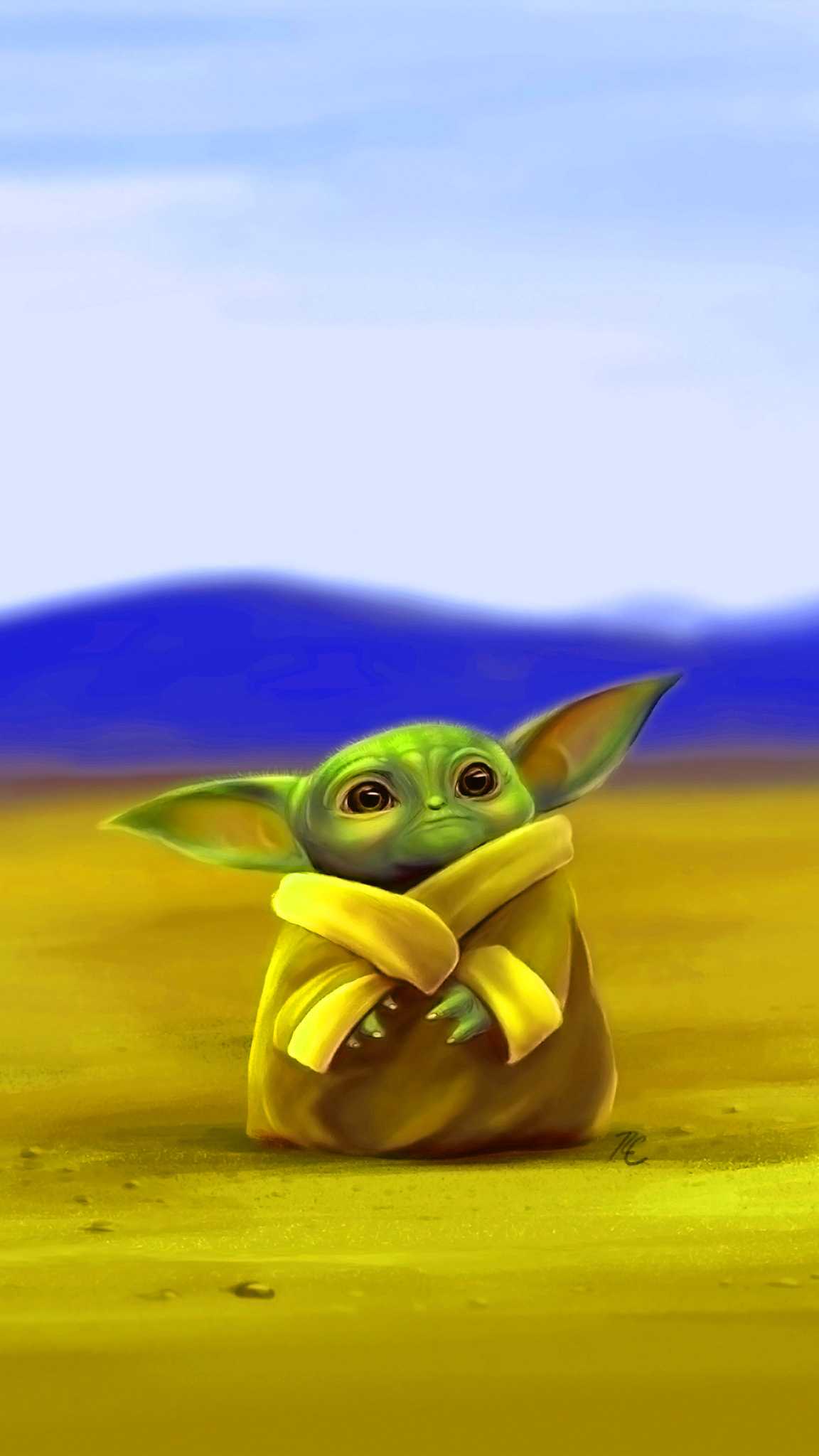 Baby Yoda phone Wallpaper