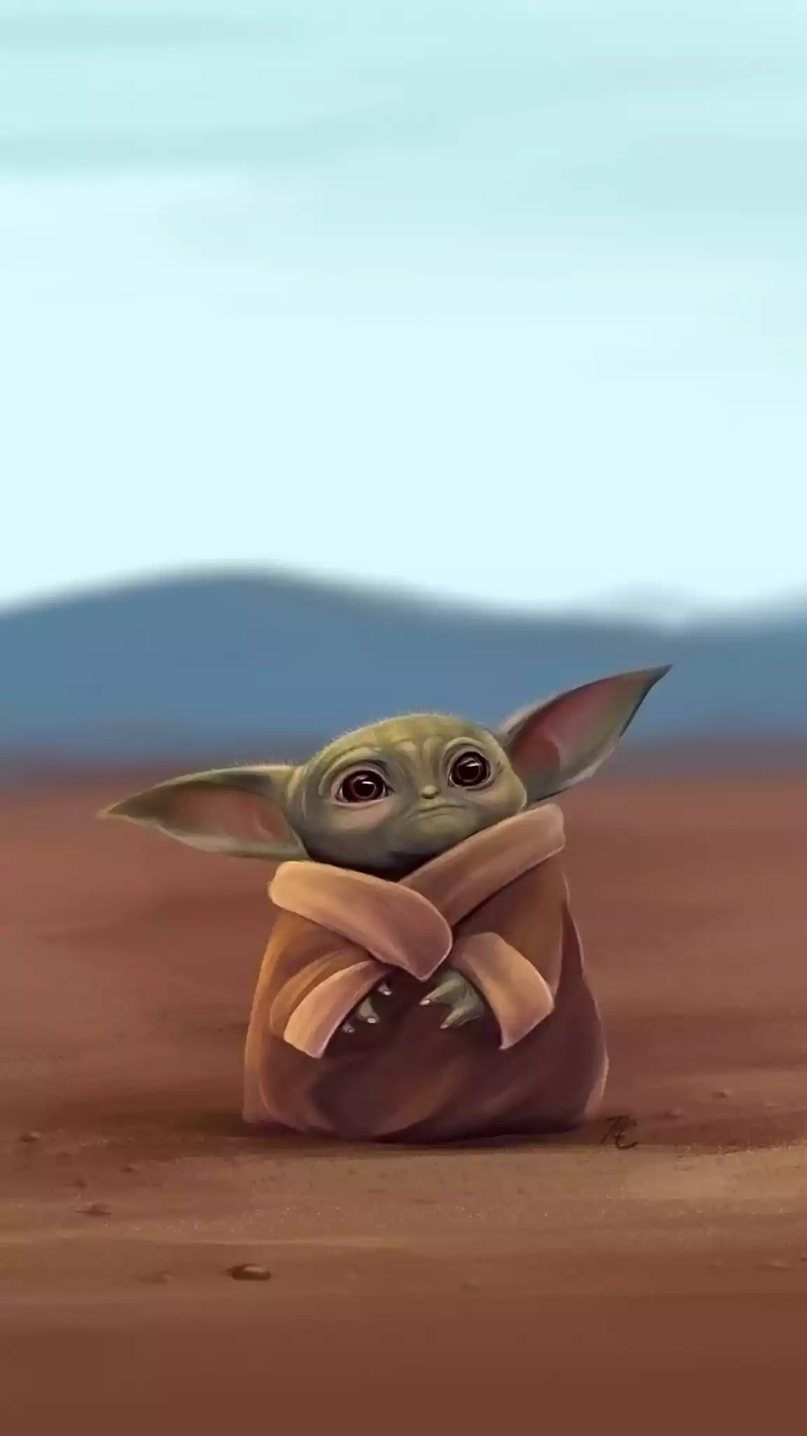 Baby Yoda Iphone Wallpaper