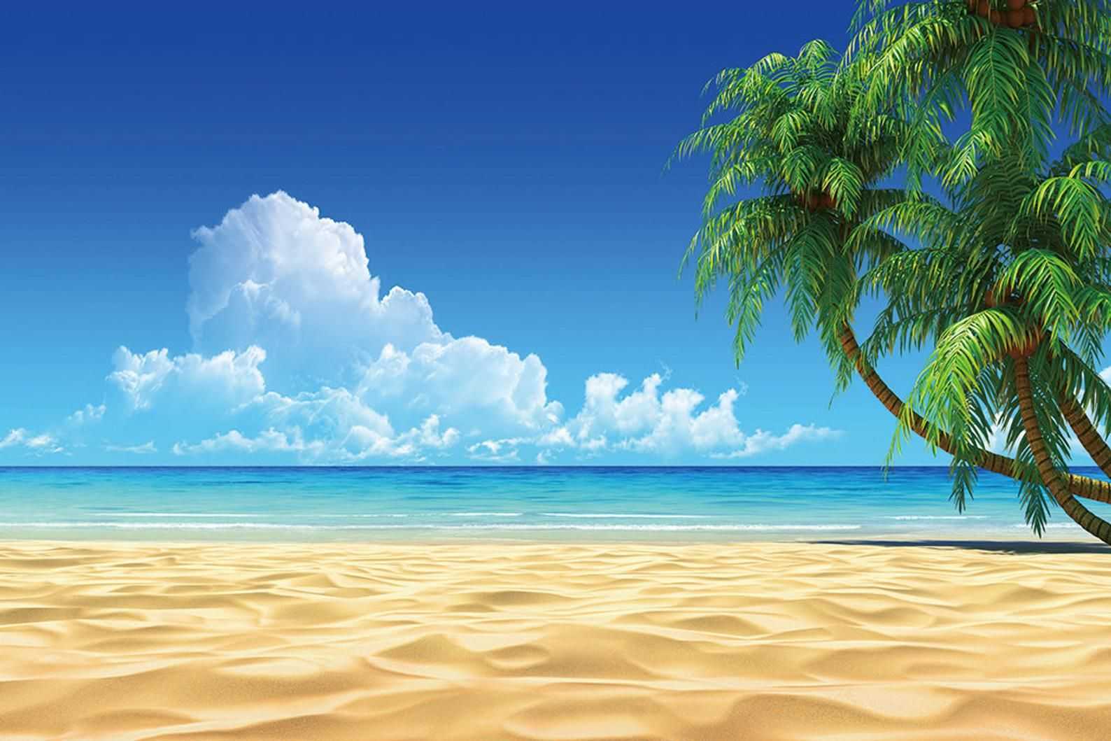 Beach Background Wallpaper