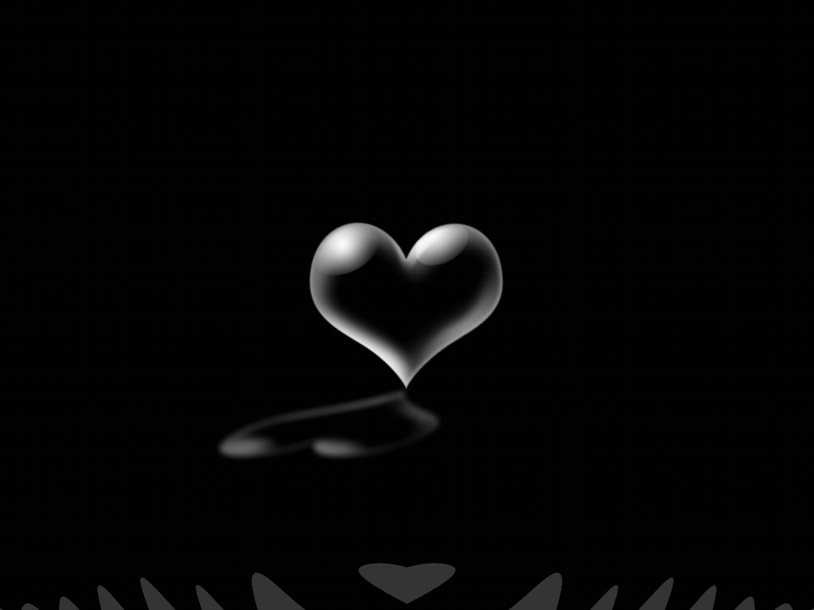 Black Heart Wallpaper - NawPic
