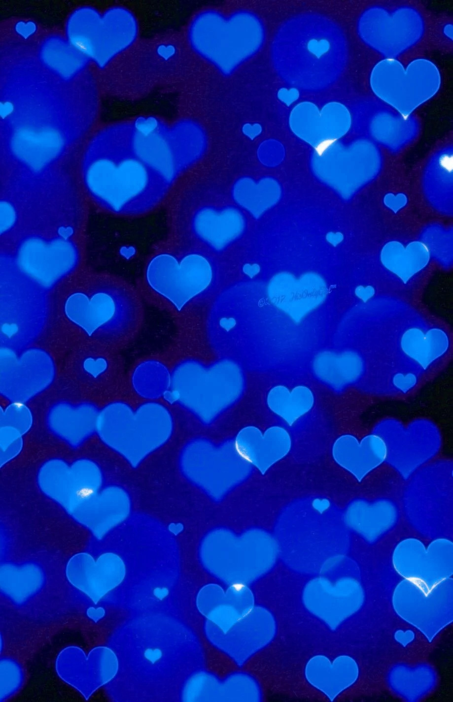 Blue Heart Wallpaper - NawPic