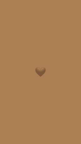 Brown Heart Wallpaper