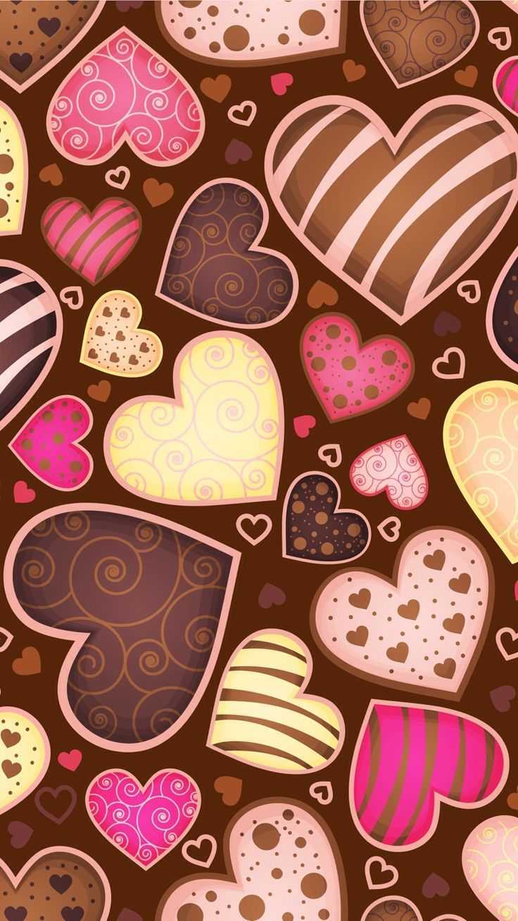 Brown Heart Wallpaper - NawPic