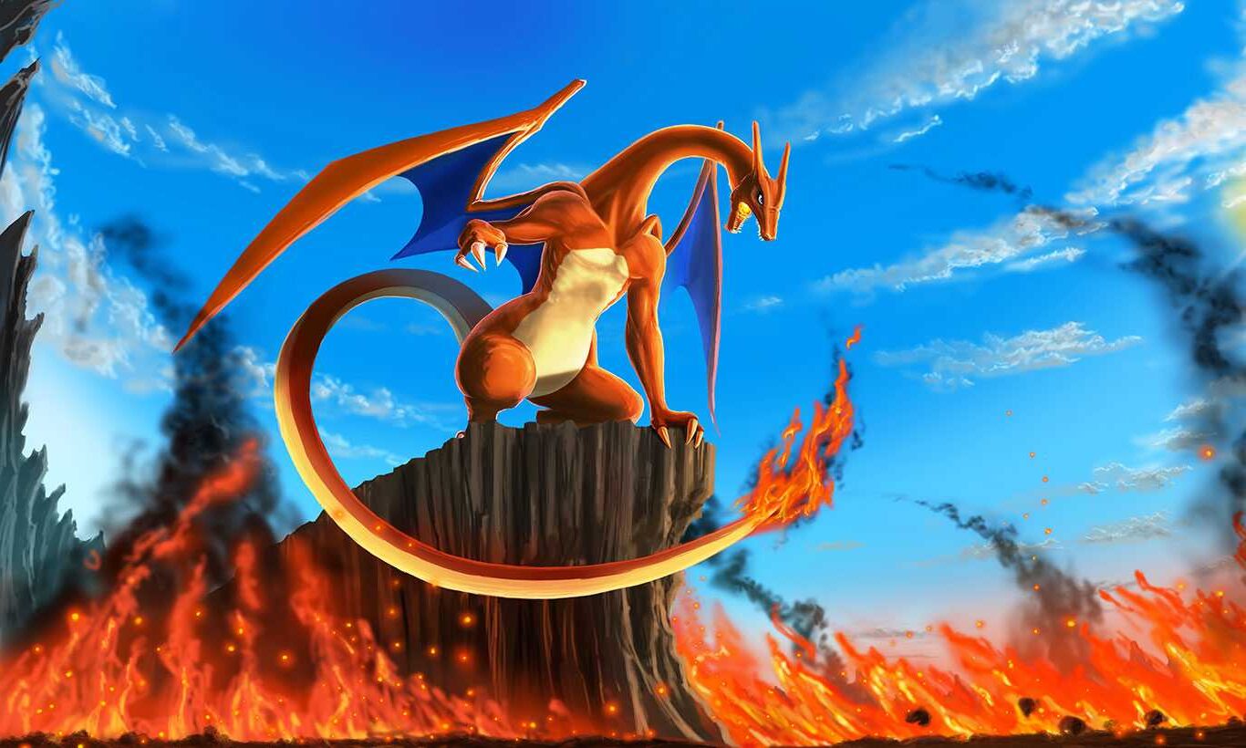 Charizard, dragon, fire, flames, pokemon, HD wallpaper | Peakpx