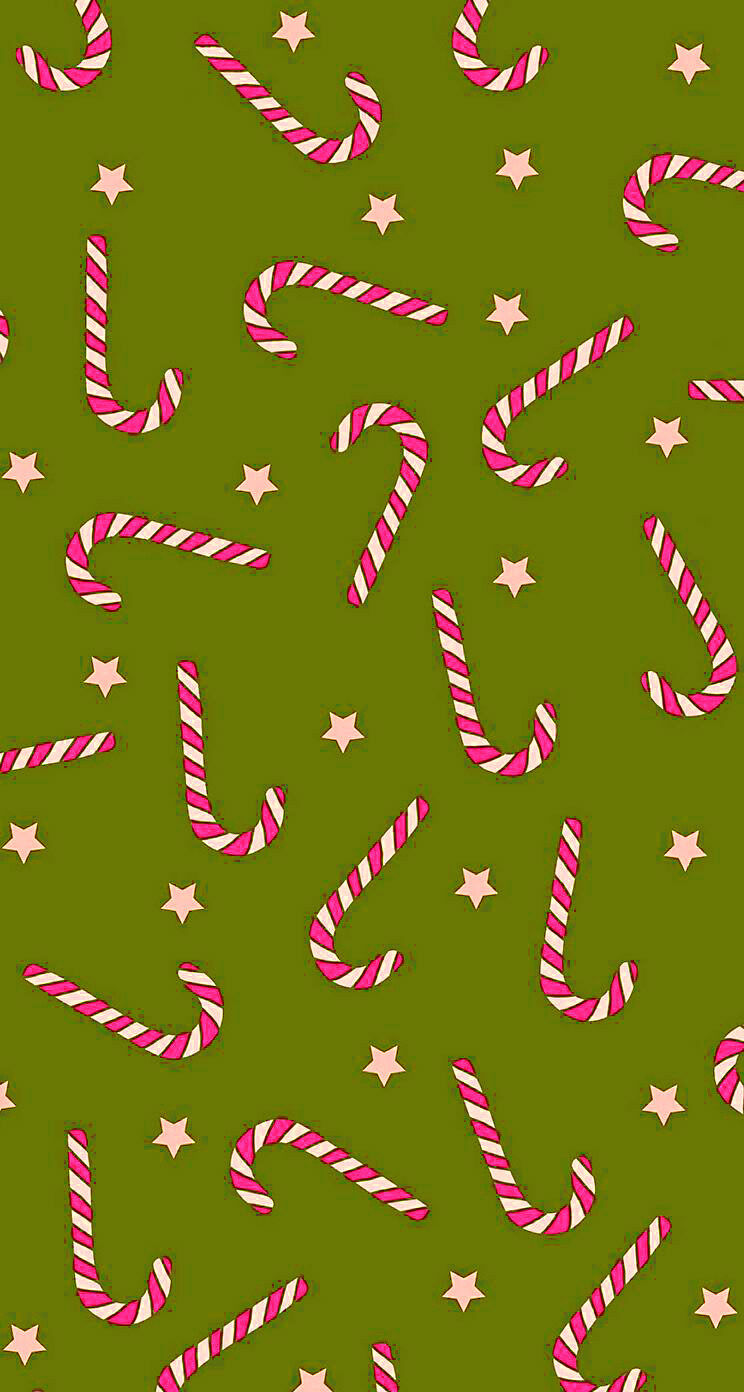 Christmas Candy Cane Wallpaper - NawPic