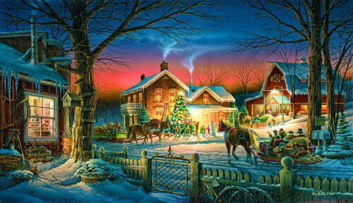 Christmas Village Wallpaper