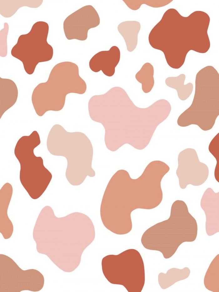 Pink cow pattern Wallpaper  Peel and Stick or NonPasted  Save 25