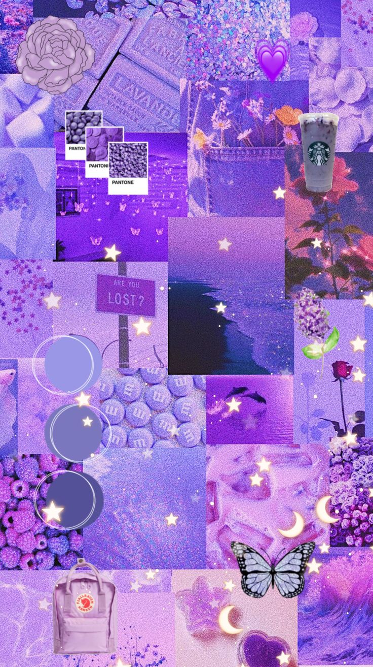 Cute Purple Wallpaper - NawPic