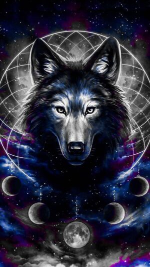Wolf Galaxy Wallpaper - NawPic
