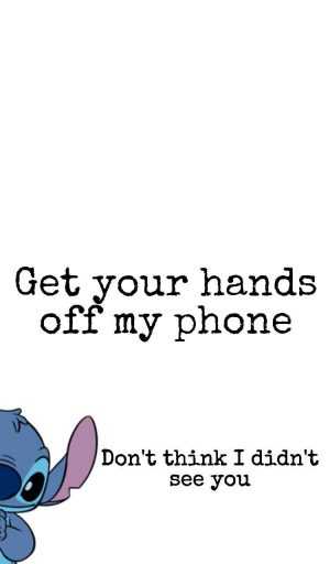 Get Off My Phone Wallpaper - NawPic