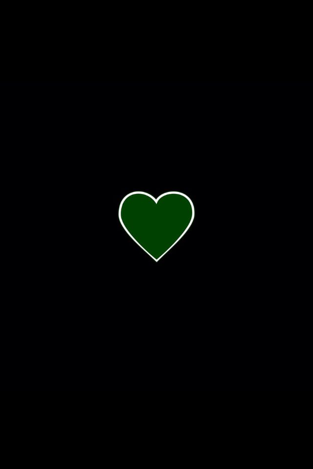 Green heart Wallpaper - NawPic