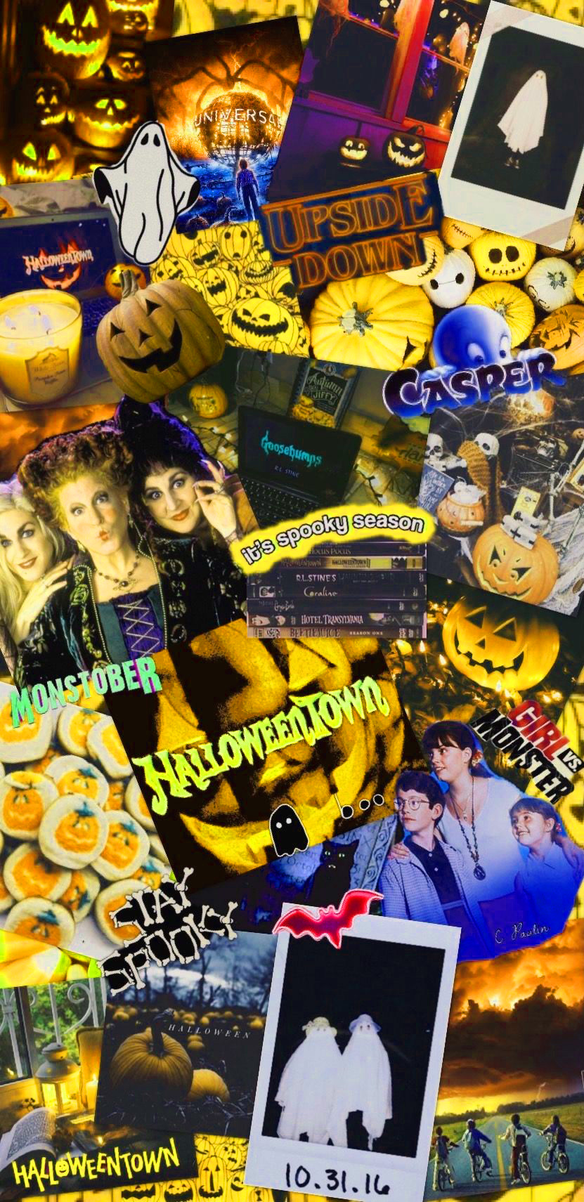 Halloween Collage Wallpaper - NawPic