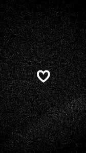 Heart Black Wallpaper