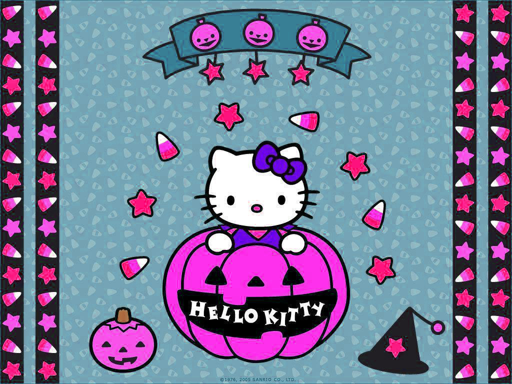 Download Frightening Hello Kitty Halloween Wallpaper  Wallpaperscom