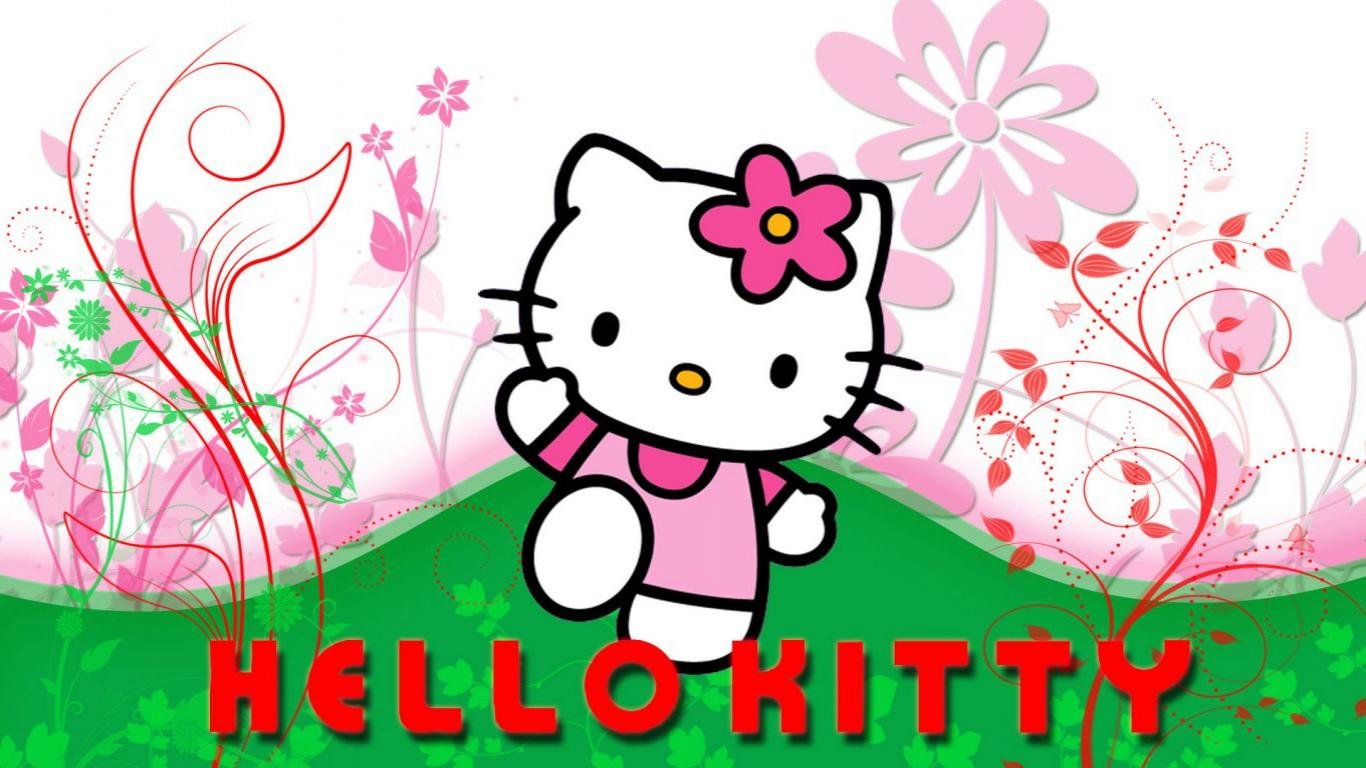Hello Kitty laptop Wallpaper