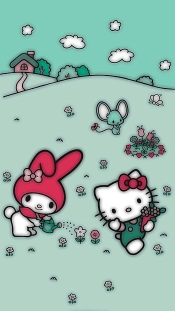 Hello Kitty Y2K Wallpaper