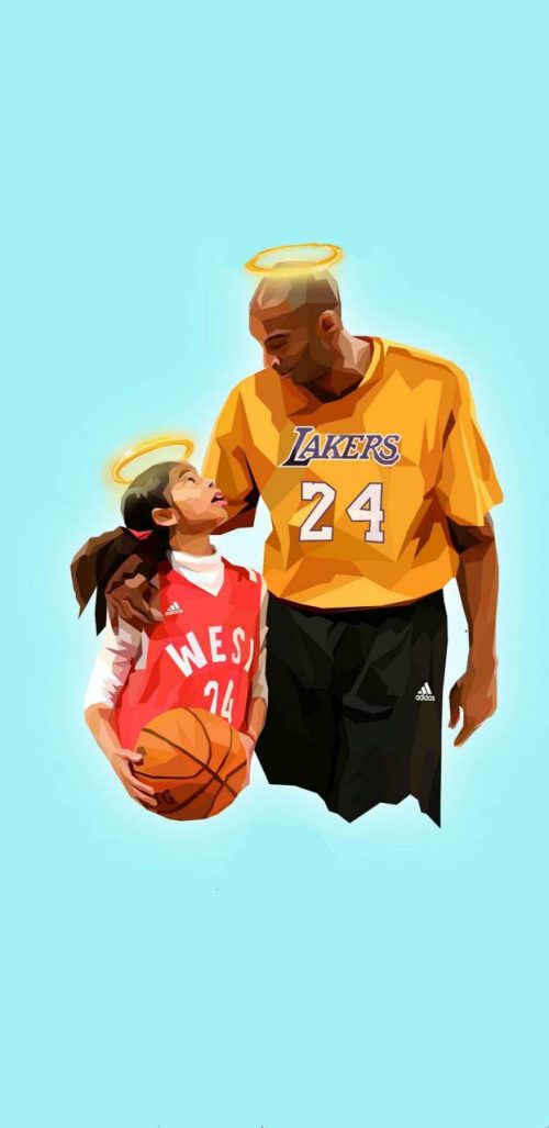 Kobe and Gigi Wallpaper