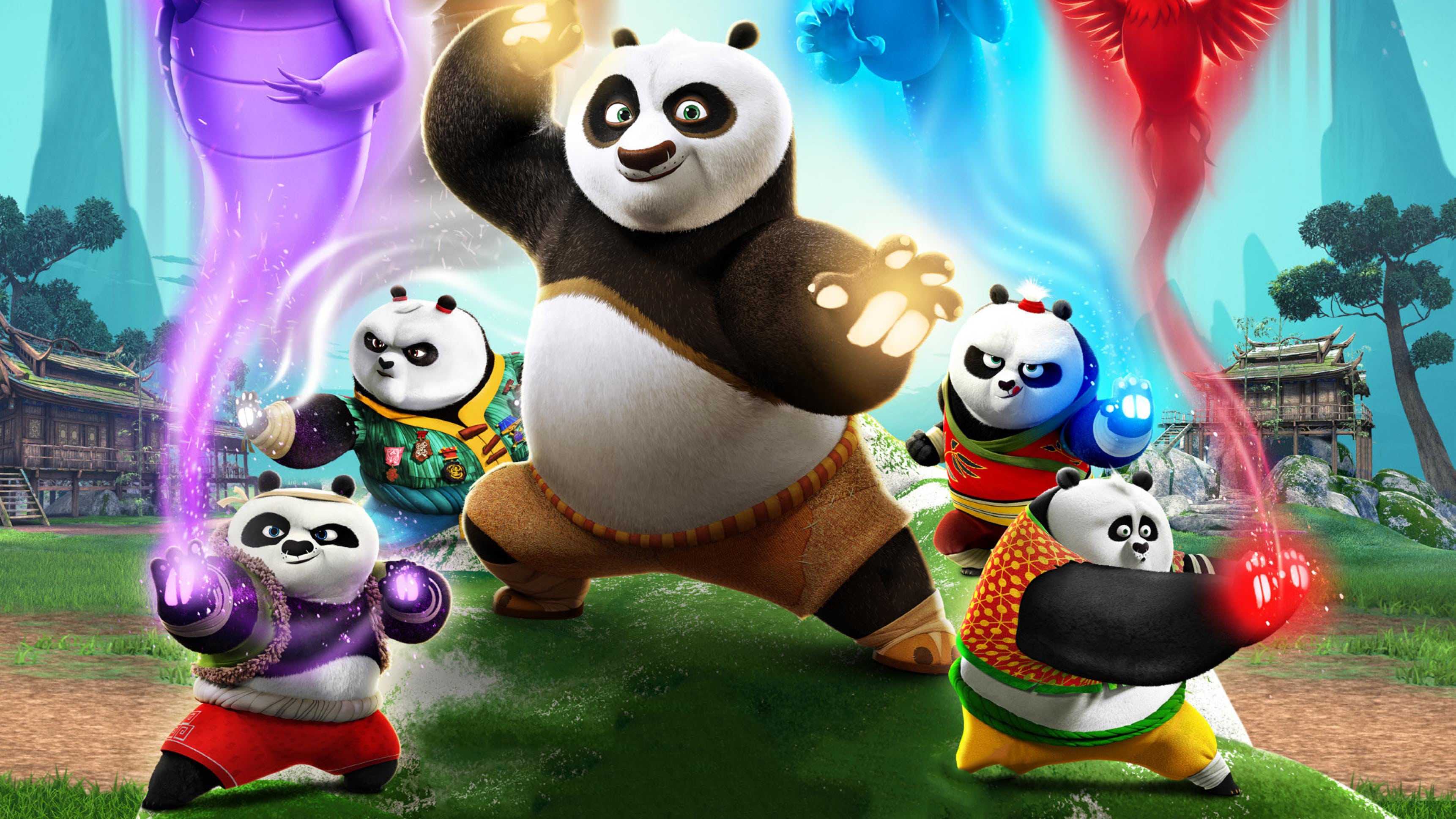 Kung Fu Panda Strikes A Heroic Pose