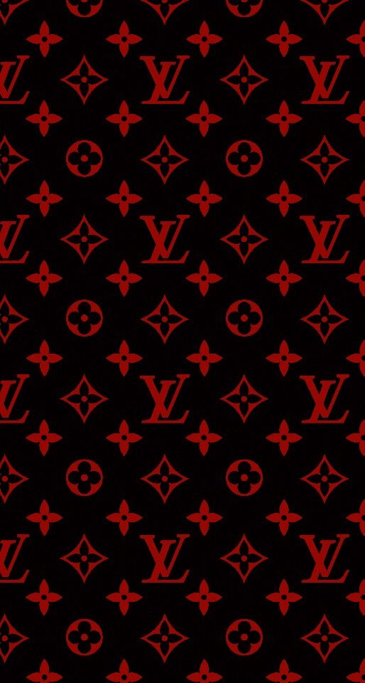 Download Red And Black Louis Vuitton Phone Wallpaper