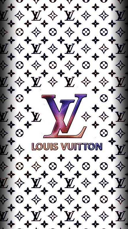 Glitter Louis Vuitton Wallpaper Pink