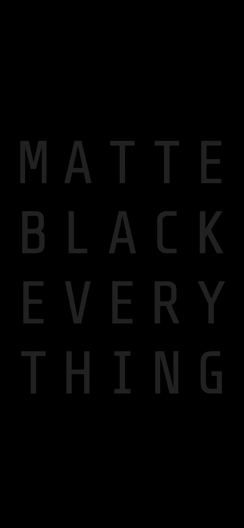 Matte black Wallpaper