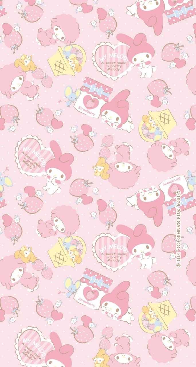 Wallpaper ID 381034  Anime Onegai My Melody Phone Wallpaper  1080x1920  free download