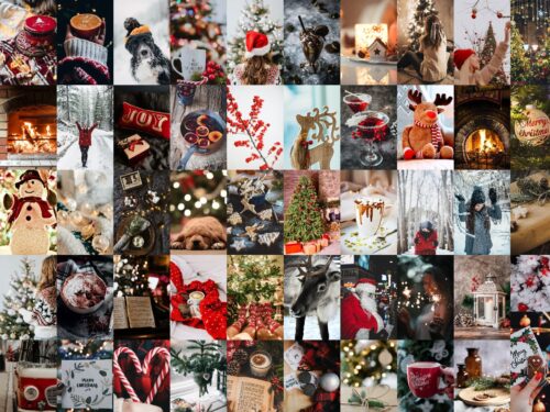 Christmas Collage Wallpaper - NawPic