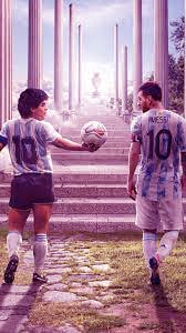 Messi And Maradona Wallpaper