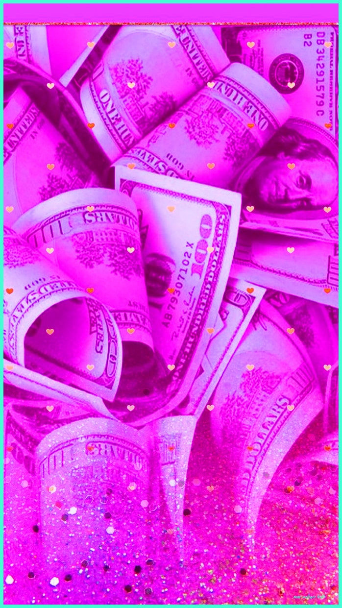 Download Money Background Hand With Purple Aesthetic Bills Wallpaper   Wallpaperscom