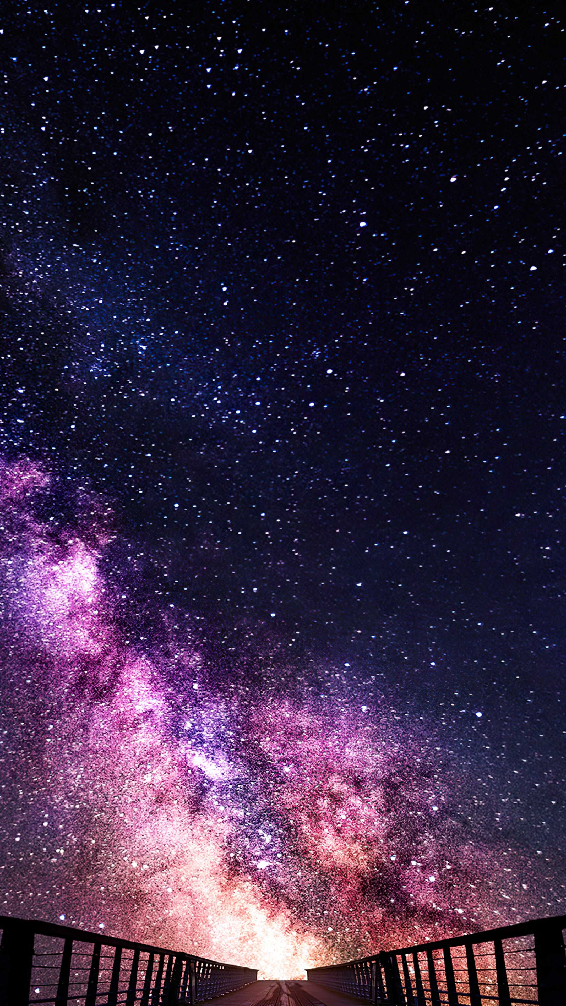 Wallpaper Stars star trail galaxy sky 4K 6K Space 18295