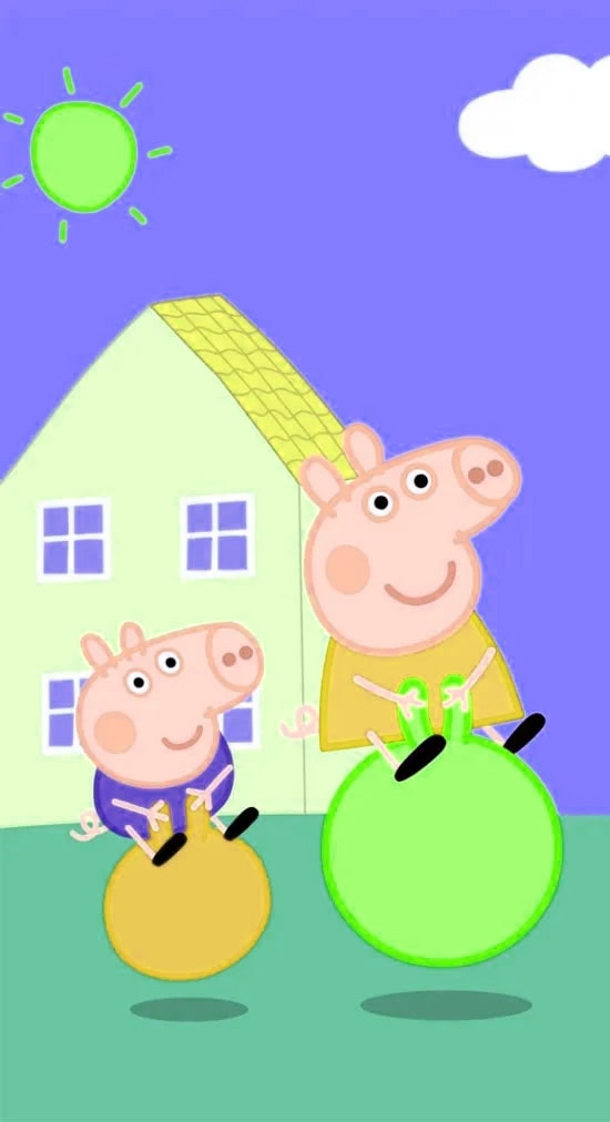 Peppa Pig House Wallpaper - NawPic