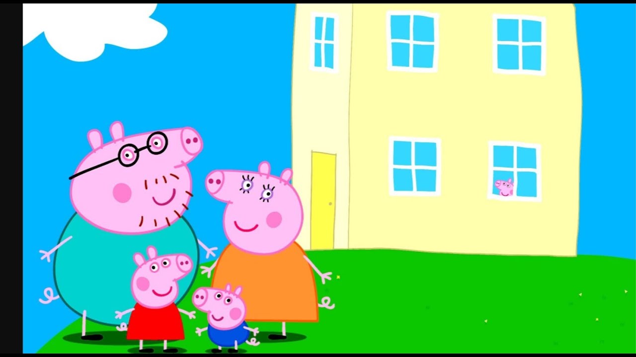 Peppa Pig House scary Wallpaper