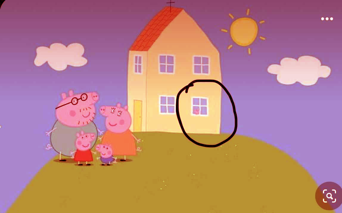 Peppa Pig House scary Wallpaper