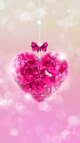 Pink Heart Wallpaper
