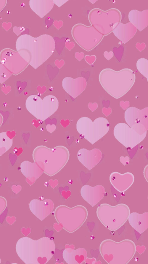 Pink Heart Wallpaper