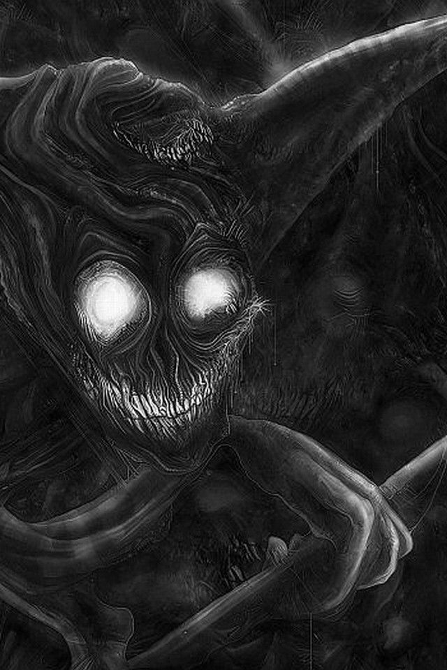 Download Aesthetic Iphone Horror Scary Face Wallpaper  Wallpaperscom