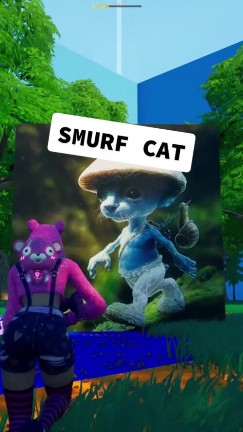 Smurf Cat Wallpaper
