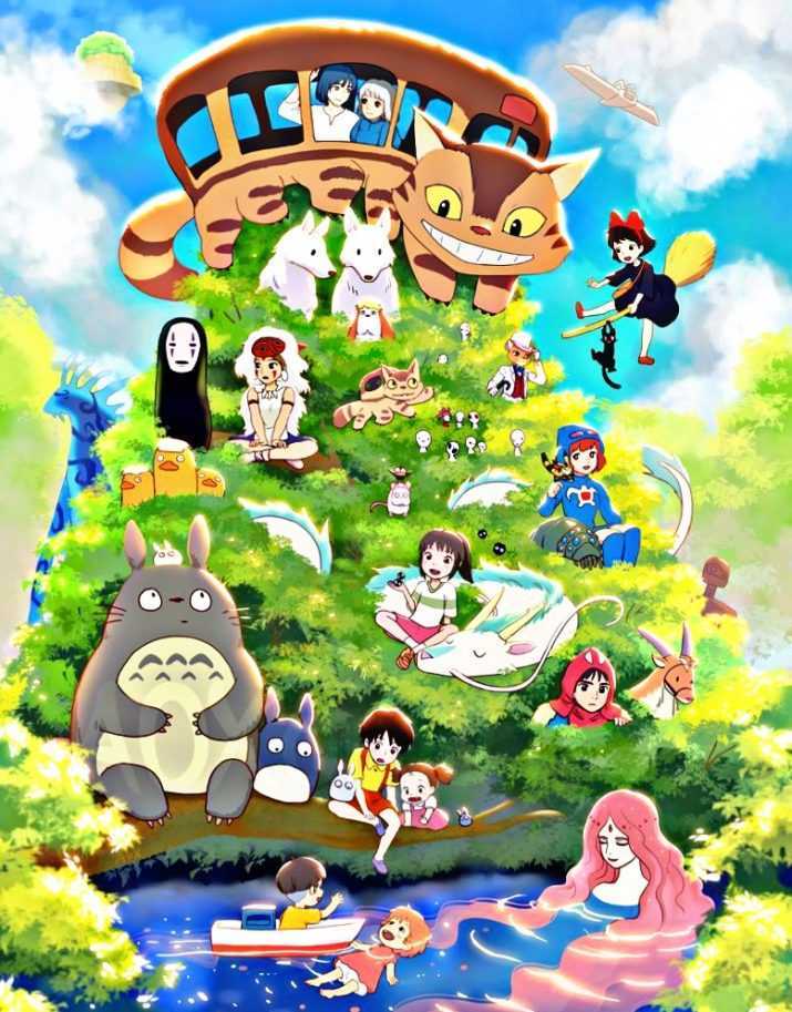 Chill Vibe Studio Ghibli 4K Wallpaper for PC