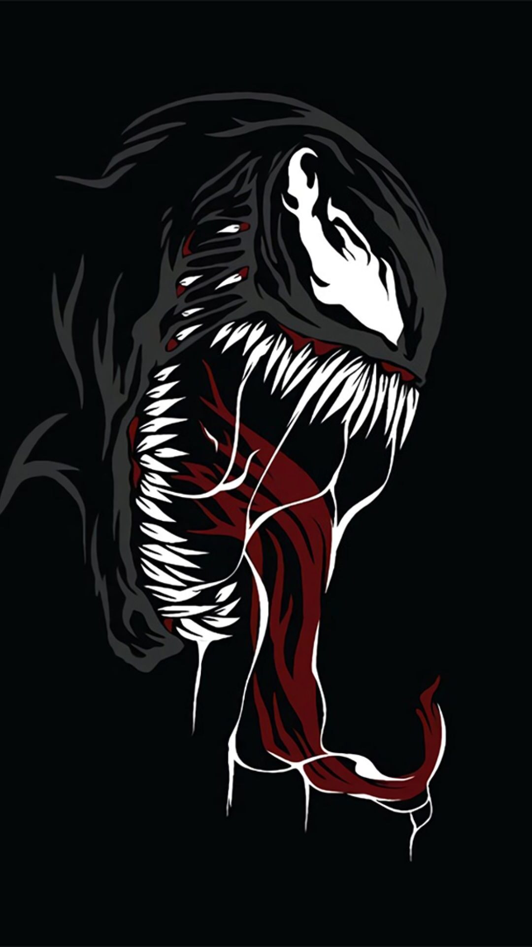 Wallpaper background black venom MARVEL venom images for desktop  section минимализм  download